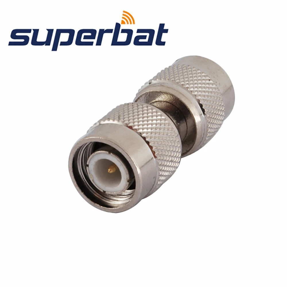 Superbat TNC адаптер штекер к штекеру прямой RF коаксиальный разъем|plug male|plug adapterplug adapter