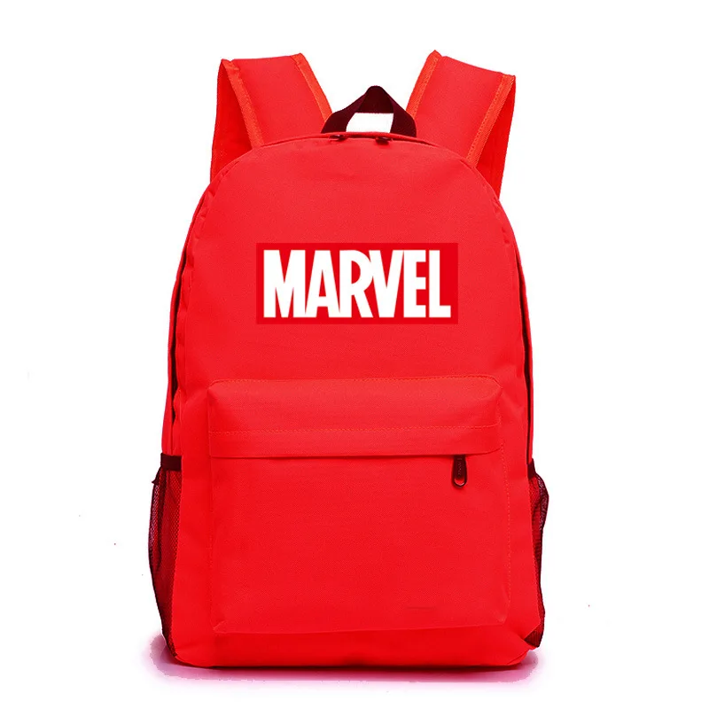 675-10 Цветная школьная сумка с надписью Marvel и Мстителями для мальчиков и девочек, женский рюкзак, школьные сумки для подростков, холщовые мужские Студенческие рюкзаки - Цвет: 675-10