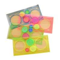 1pc spirograph multifunctional geometric ruler drafting tools stationery students drawing toys supplies hot sale