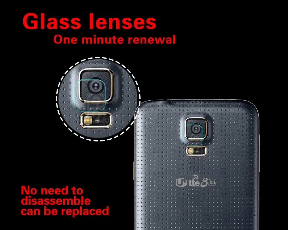 HD Задняя камера Объектив Закаленное стекло пленка для Samsung Galaxy S3 S4 S5 мини