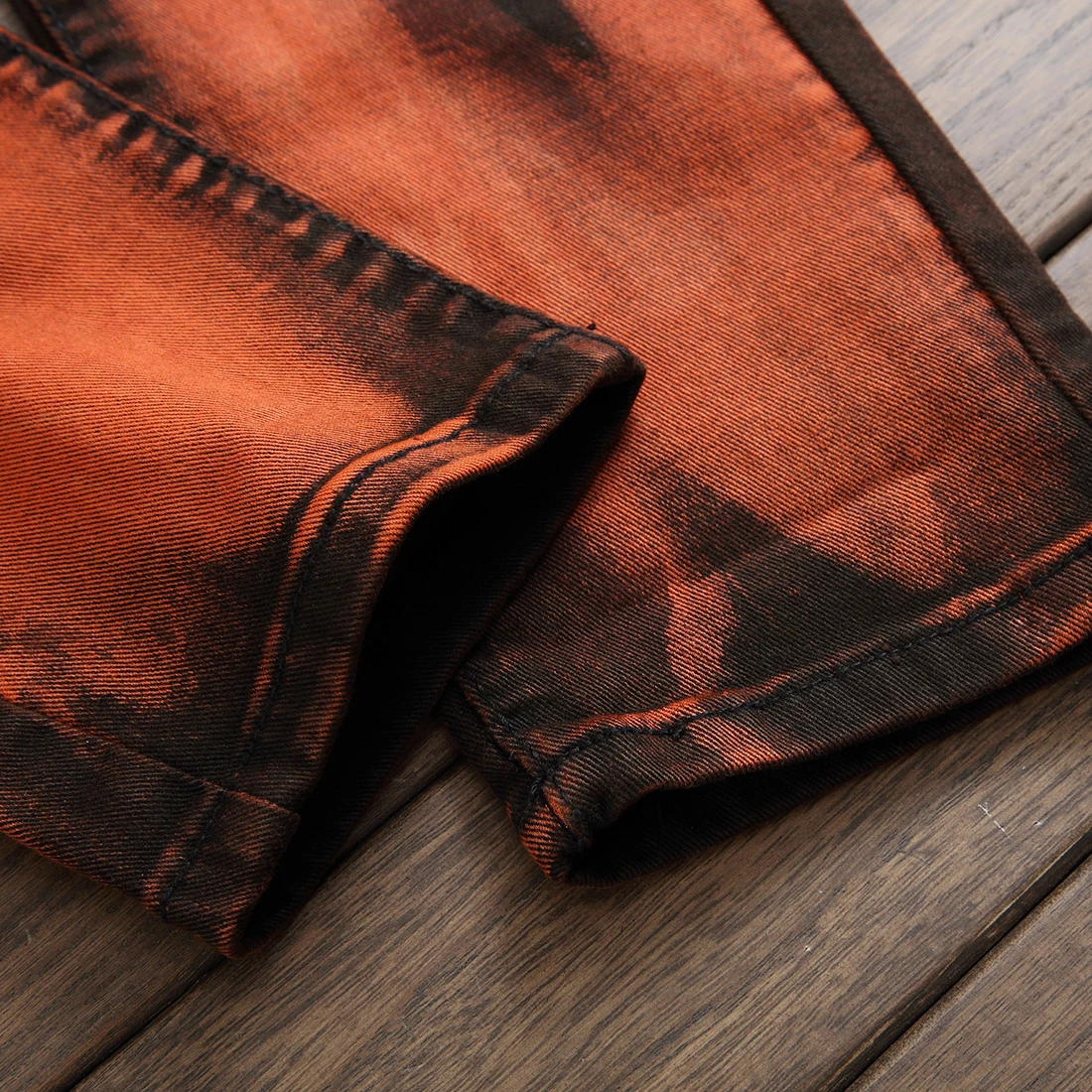 2017 Моды для Мужчин Джинсы Карандаш Брюки Стрейч Вскользь Slim Fit Тощий Эластичный