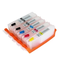 pgi 850 cli 851 refillable ink catridges with auto reset chips for canon pixma ip7280 mx728 mx928 with arc chips