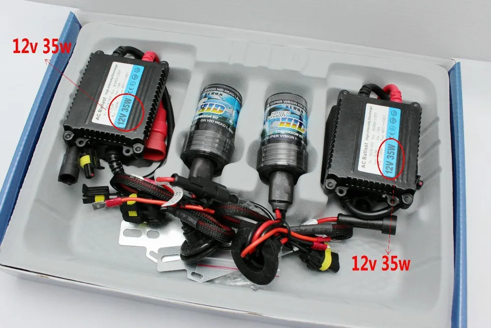Самая низкая цена заводская распродажа ксеноновый комплект HID 12 в 35 вт H1 3000K 4300K 5000K
