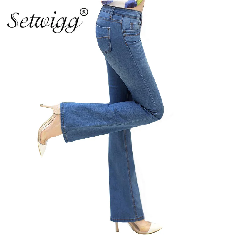 Женские облегающие джинсы SETWIGG синие с низкой талией|jeans low|flare jeansjeans trousers |