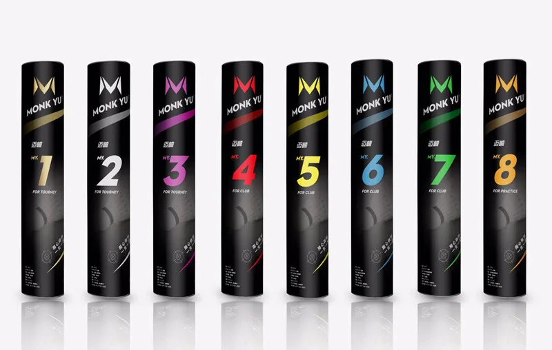 Лучше чем Li Ning A + 60 дополнительных воланов для бадминтона MY7 гусиное перо