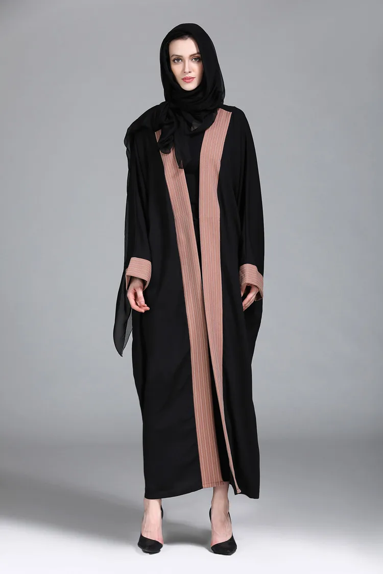 Оптовая продажа большие размеры вышивка хит цвет мусульманское женское платье