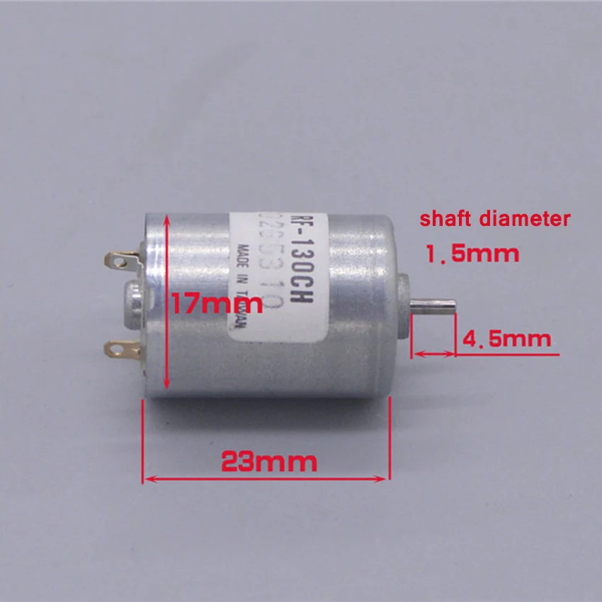 1PC Micro FR-130 DC motor 8100-35000RPM/min Small Motor DC1.5V-6V for DIY air pump precision instrument model etc |