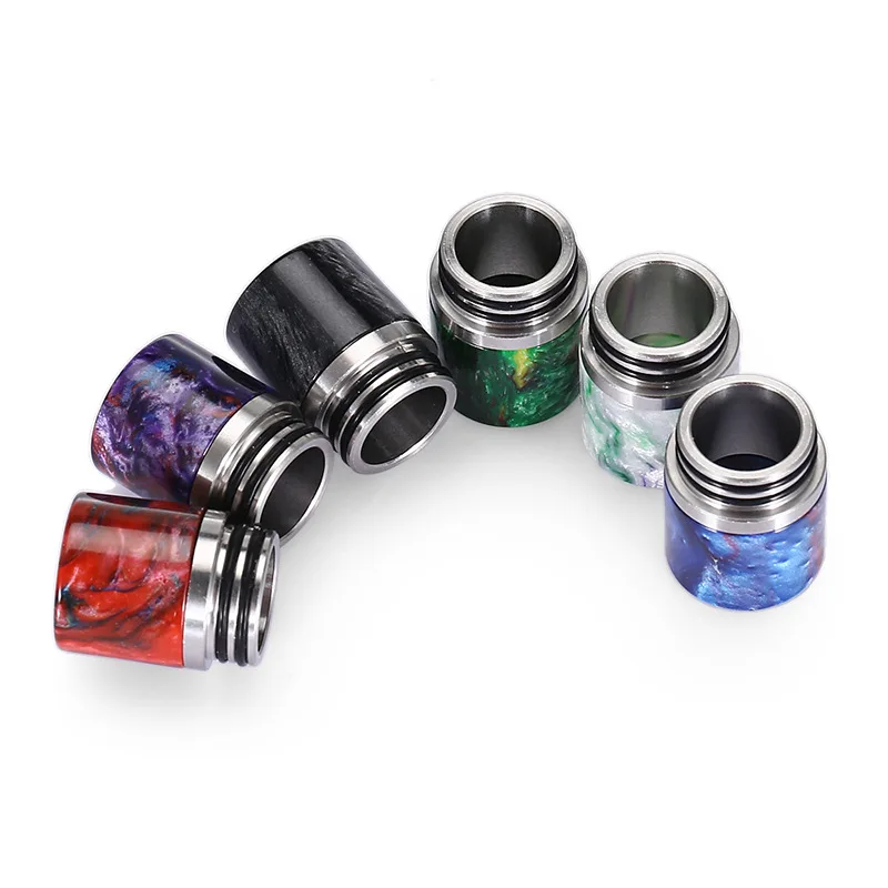 810 капельный наконечник из смолы Driptip нержавеющей стали Vape Капельное Mtl мундштук
