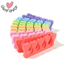 10 шт разделители пальцев ног губка для ног Мягкий гель УФ-инструменты салонный лак Маникюр Педикюр Инструменты для дизайна ногтей розовый желтый