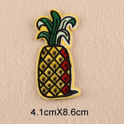 9 шт./Мода кактус напитки патчи для Костюмы Утюг на вышитые аппликации DIY