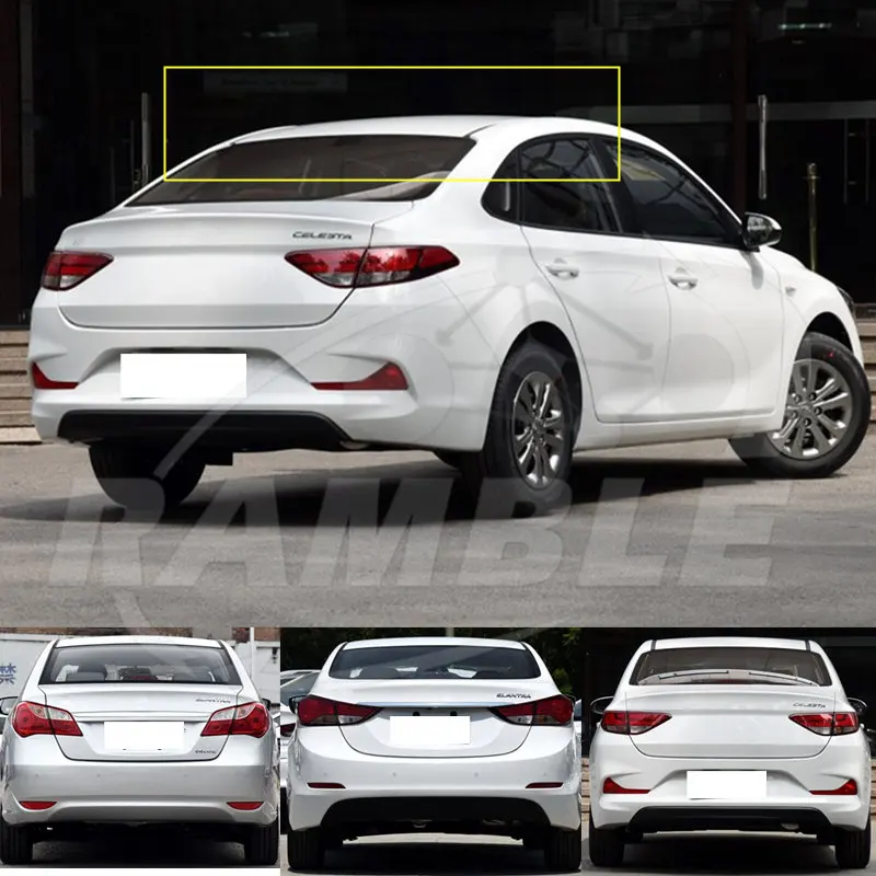 Ramble бренд для hyundai Elantra акульих плавников Стиль украшения антенны антистатическое электричество внешние части крыши автомобиля аксессуары