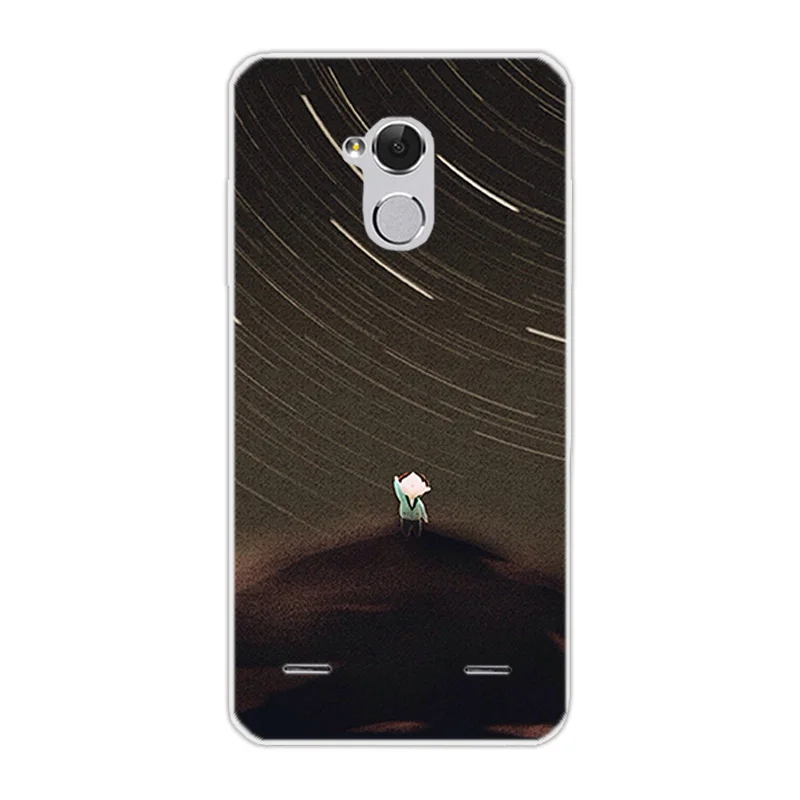 Soft Silicone for ZTE Blade V7 Lite Phone Case Slim Fundas 5.0 inch Lion Back Covers V 7Lite Transparent Coque |