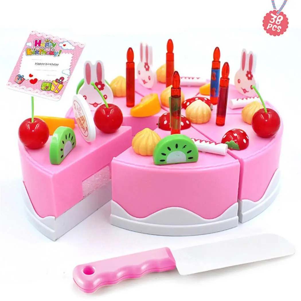 DIY ролевые игры фрукты свечи для торта резка Повседневный светомузыкальный