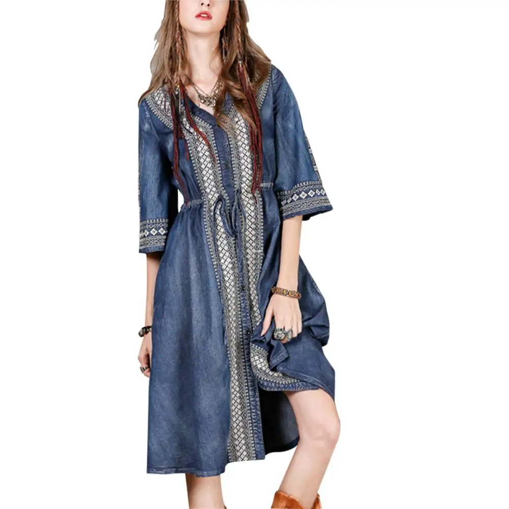 Новинка 2019 Yfashion женское летнее элегантное Очаровательное платье вышивка в