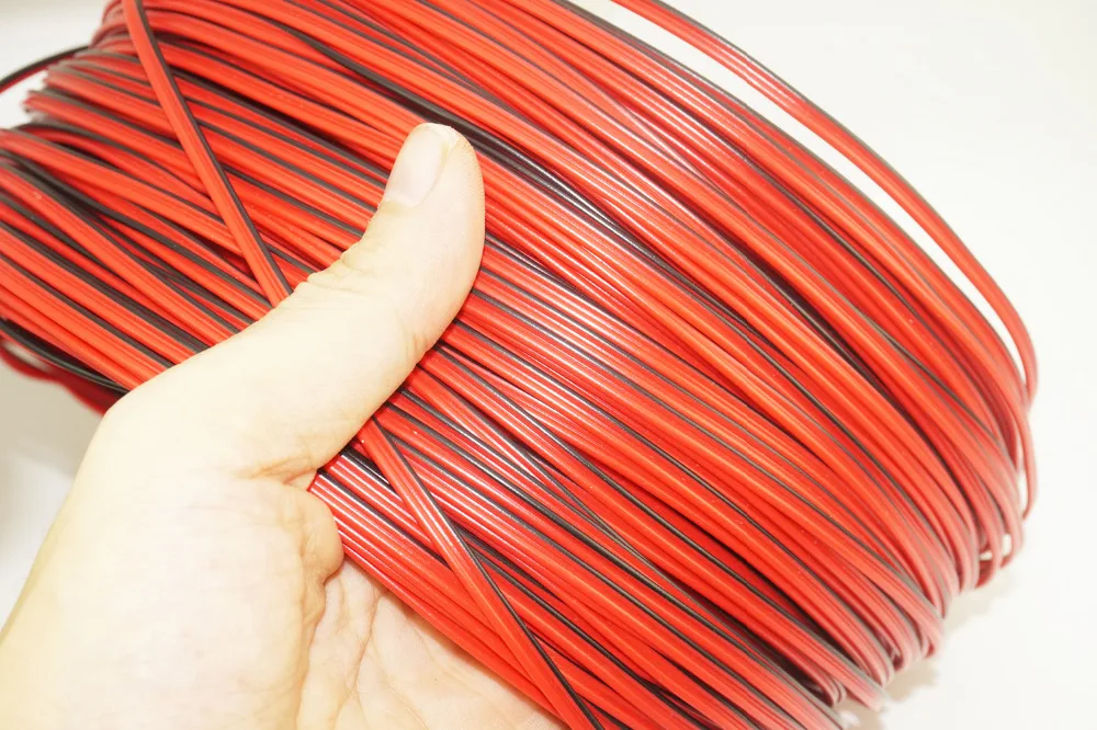 5 метров/партия 22AWG 2-контактный фотопровод для одноцветной светодиодной ленты |