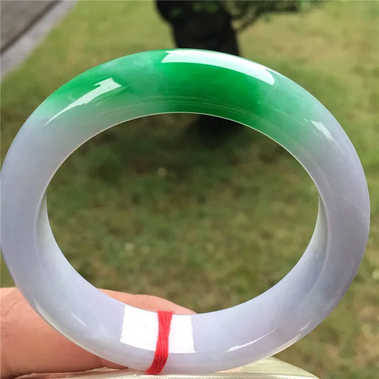 Ледяной нефрит браслет Янг Зеленый Товары старая яма бирманские императоры