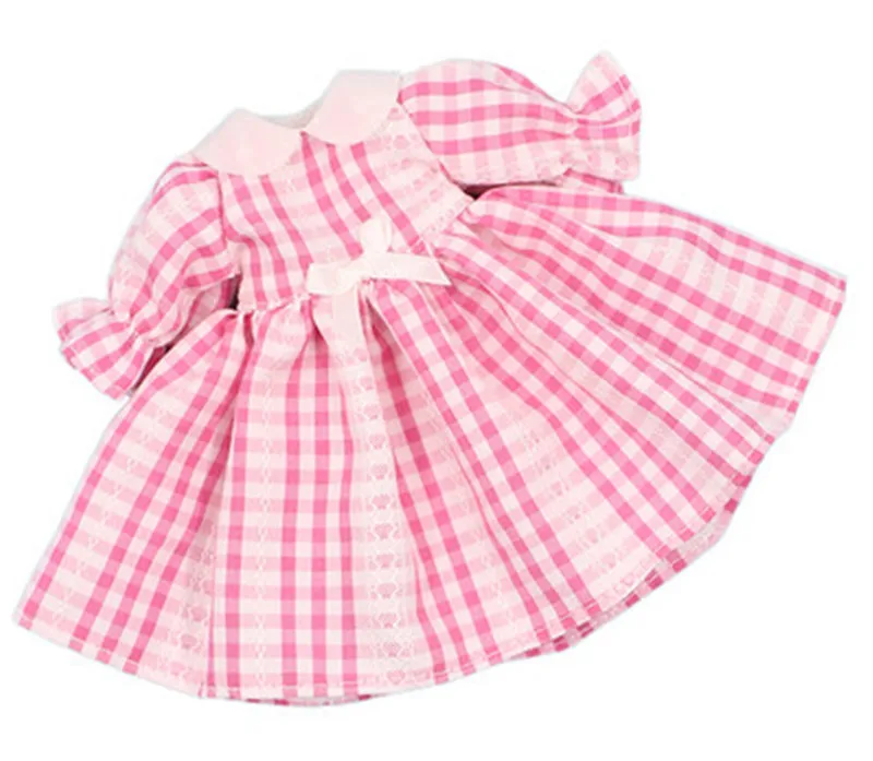 pink Одежда для куклы Blyth 1/6, 4 цвета, платье, летняя юбка, подходит для 30 см нормального и общего тела, BJD, Детские кухонные принадлежности, аксессуары - Цвет: pink