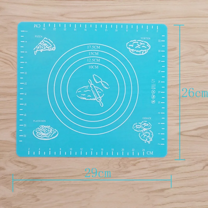 QuickDone 29*26 см силиконовый коврик для выпечки тортов поддоны с антипригарным