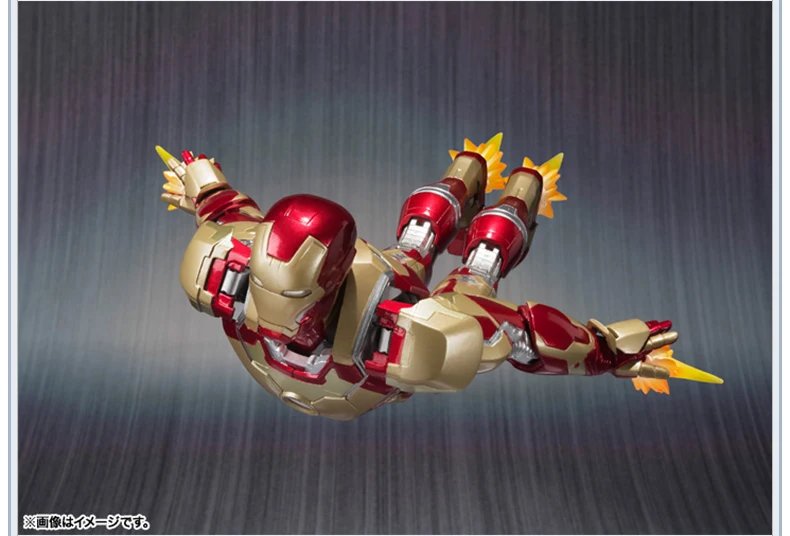 SHFiguarts SHF Ironman MK42 в Marvel Мстители Железный человек Фигурки игрушки для детей|Игровые