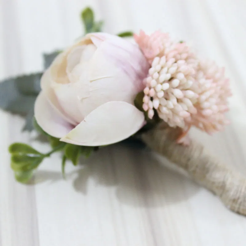 1 шт. бутоньерка для жениха шафера искусственные цветы мужчин аксессуары