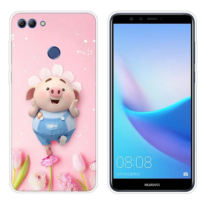 Силиконовый чехол для Huawei Mate 10 20 Lite Pro Y7 Y9 Prime 2019 Y5 Y6 2018 2017 | Мобильные телефоны и