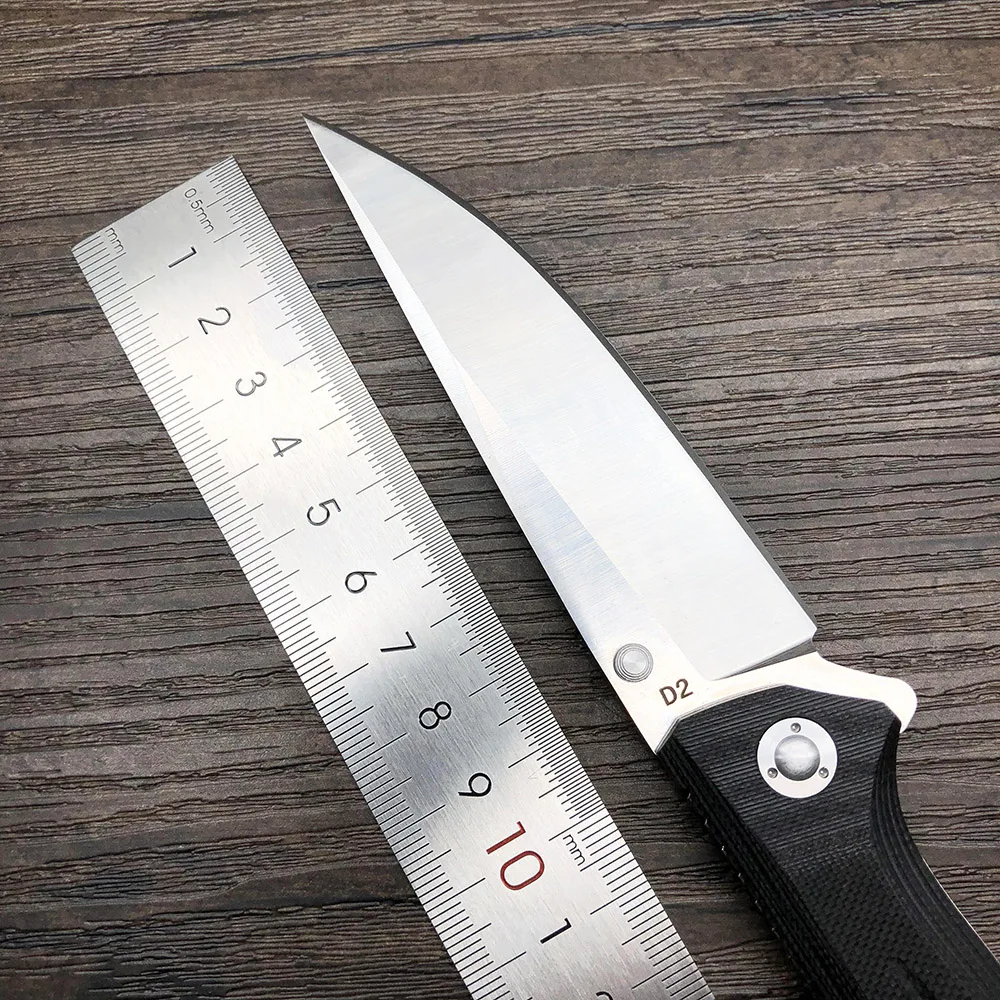 ZZSQ EF35 EDC инструмент карманный тактический складной нож D2 лезвие шарикоподшипник+ G10 Ручка Открытый Охота Кемпинг фрукты нож