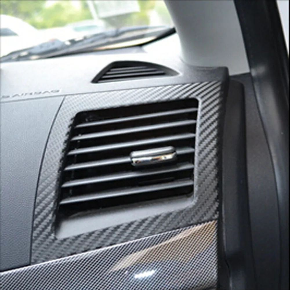 Наклейка на выход кондиционера для автомобиля Углеволокно MITSUBISHI Lancer EX 2010 2011 2012 1
