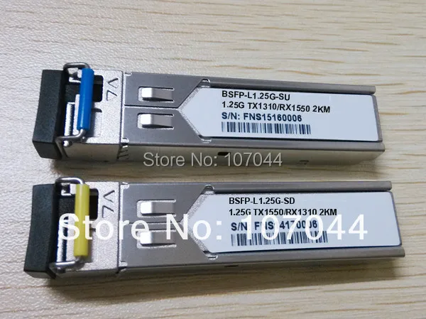 Бесплатная доставка 5 пар/лот Мини Gbic WDM 2 км биди sfp 1310 / 1550nm 1.25 г трансиверы модули