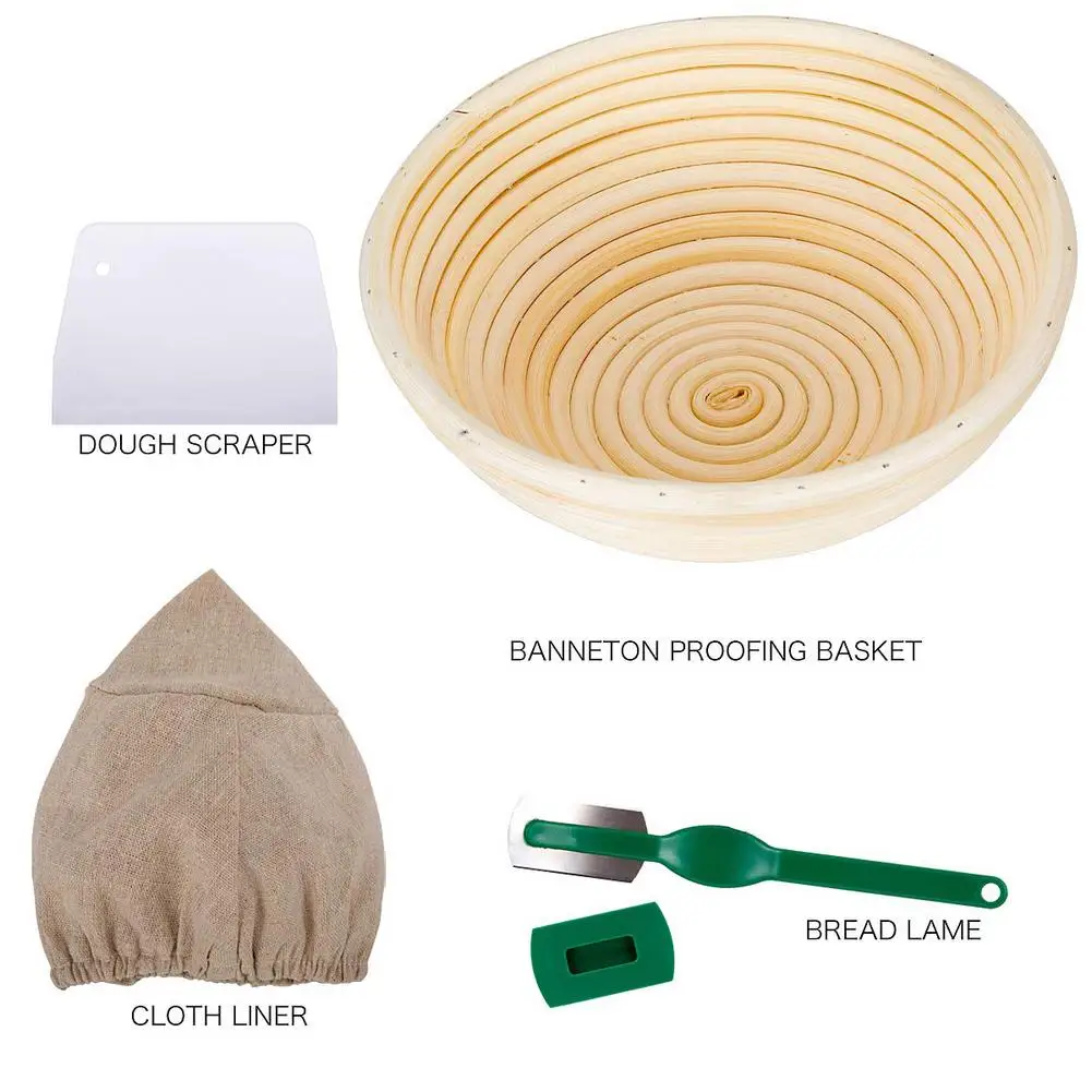 Натуральный индонезийский ротанг ферментация хлеба корзина для хранения