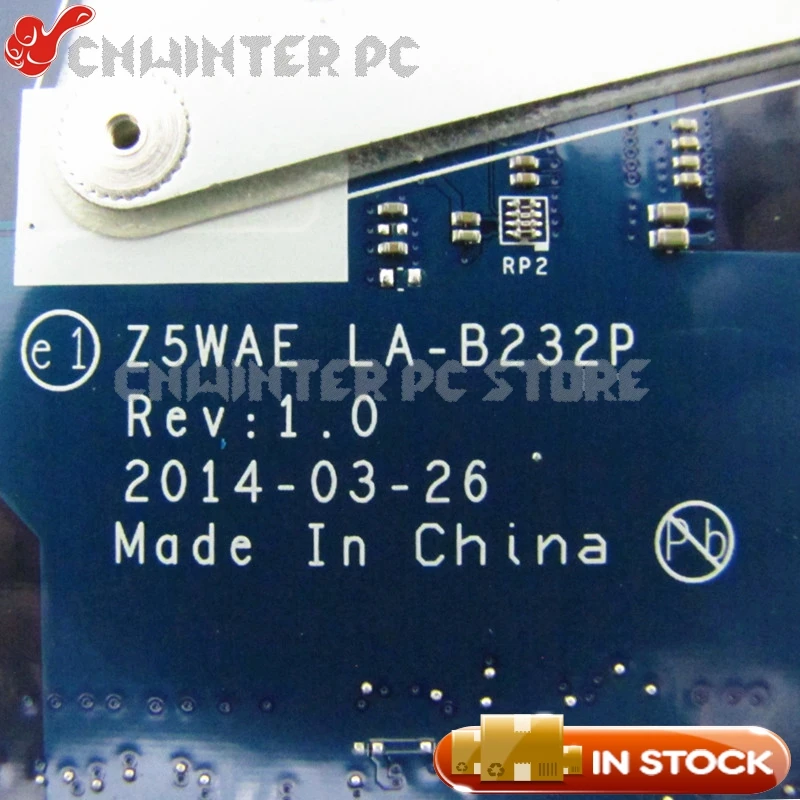 Материнская плата NOKOTION Z5WAE LA B232P NBMLF11004 для ноутбука Acer aspire E5 521|Материнские платы| |