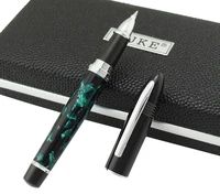 duke 911 celluloid marble green luxurious rollerball pen beautiful shark shape medium point writing pen business office supplies