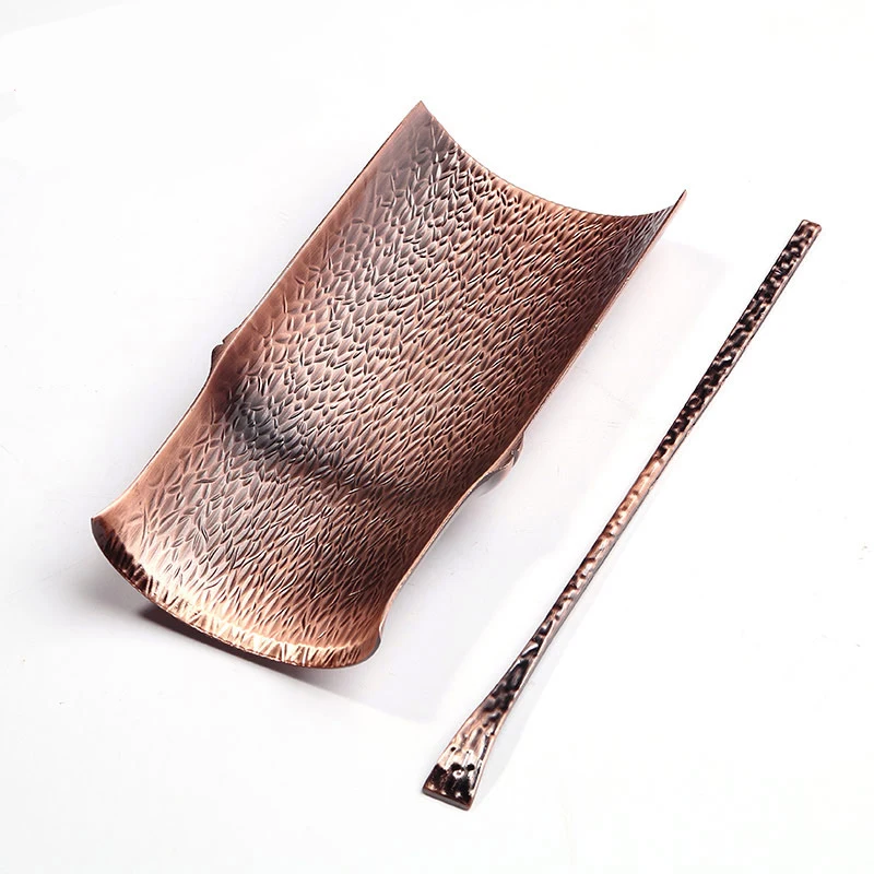 Держатель для чайных листьев медная Подставка ложки аксессуары высокого