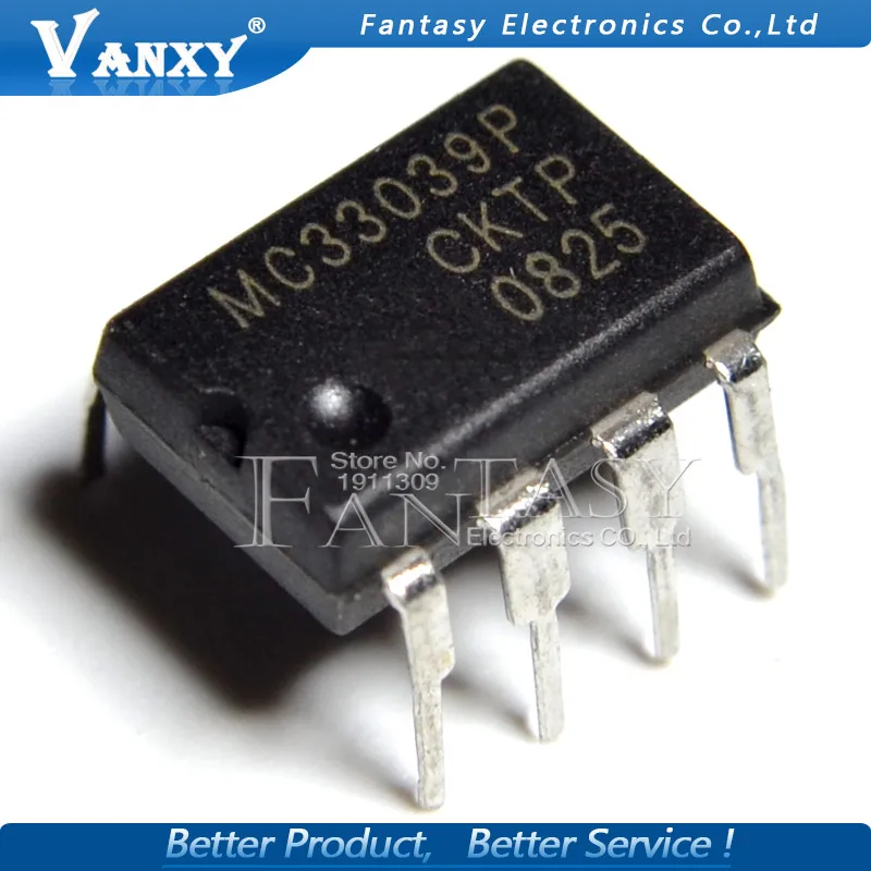 5 шт. MC33039P DIP8 MC33039 DIP 33039 DIP-8 MC33039PG | Электронные компоненты и принадлежности