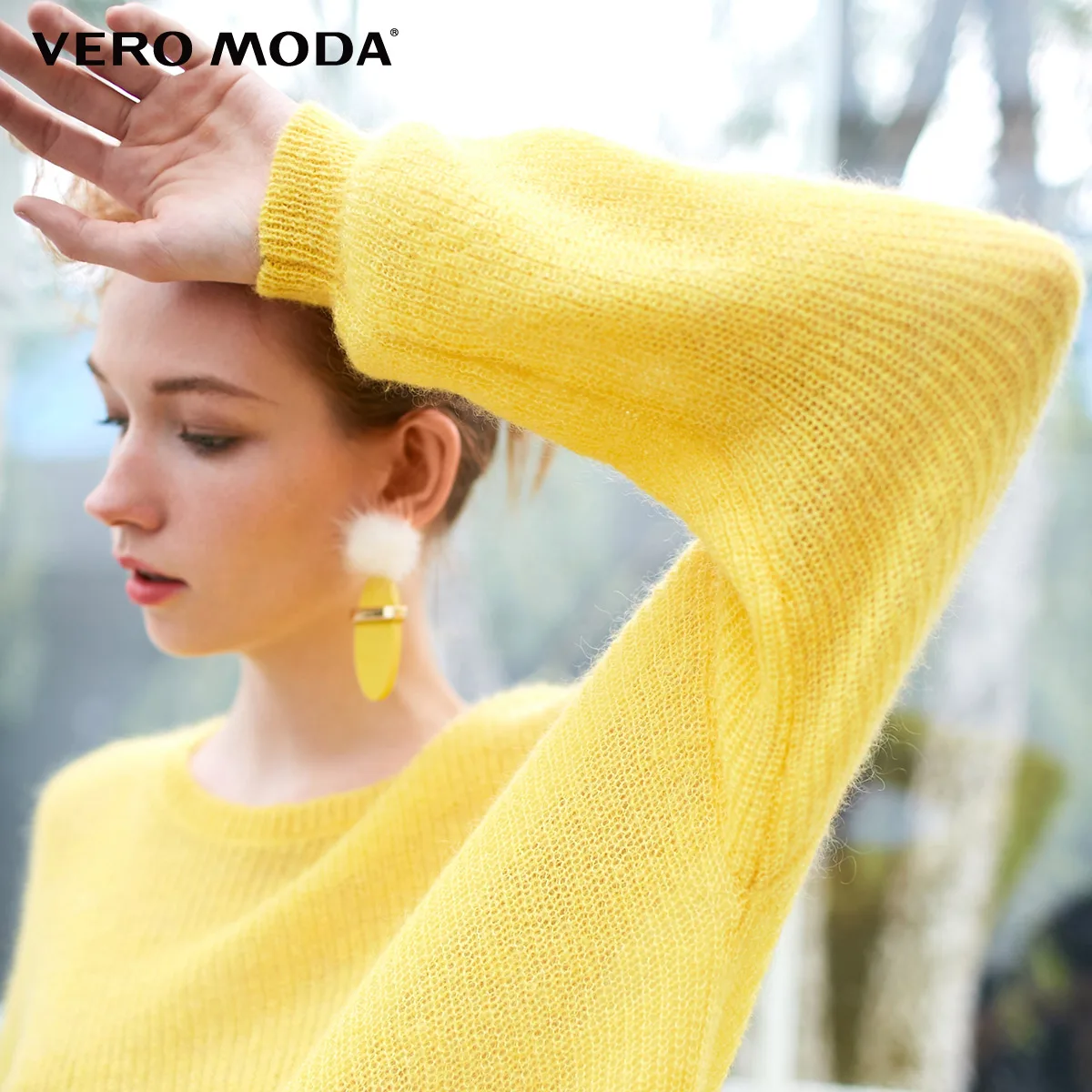 Vero Moda свитер свитер женский чистый цвет уличная вязаный свитер для женщин | 318413550
