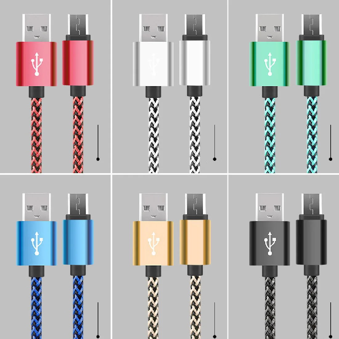 Кабель зарядный Etmakit Micro USB Type C для XiaoMi mi6/mi5s/Meizu Pro 5/6/LG G5/G6/Huawei P9/P10 Plus|fast usb charger|usb