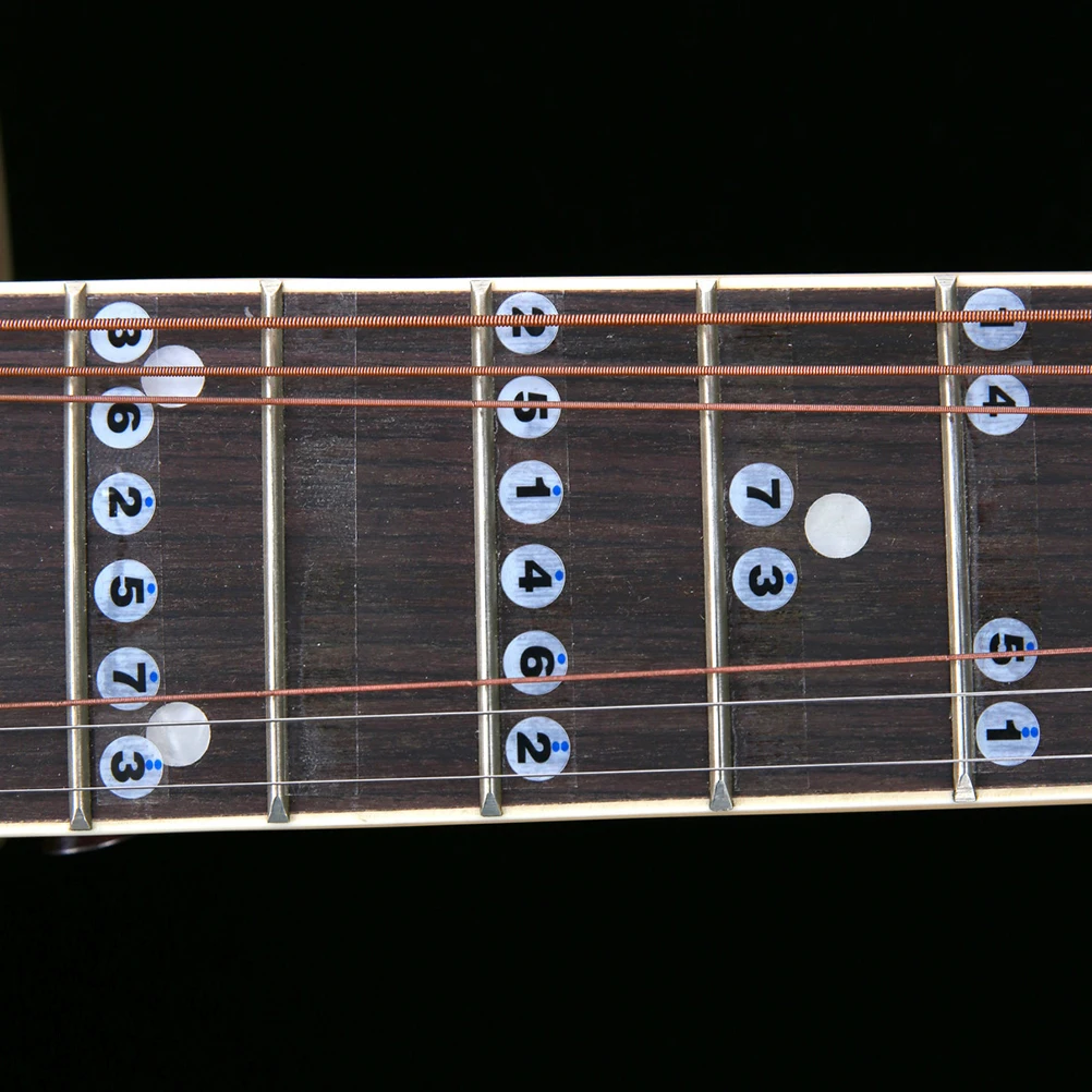 Прочный профессиональный гриф для гитары 6 струн Прайм тренажер карта наклейки