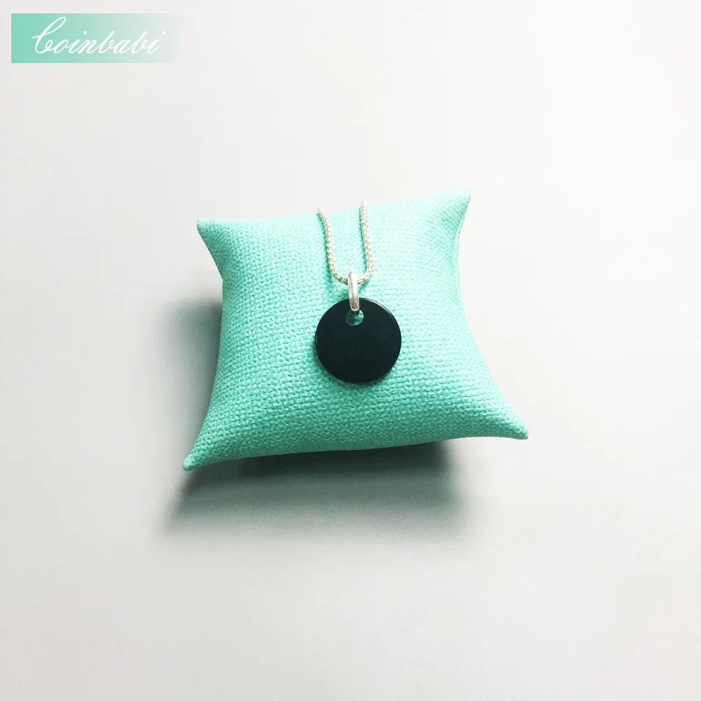 Женская цепочка для ключей из серебра 925 пробы с круглым ониксом|pendant for key|chain