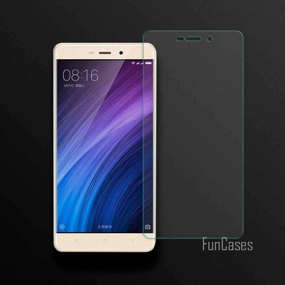 Полное покрытие из закаленного стекла для Xiaomi Redmi 4 защитная пленка 2.5D