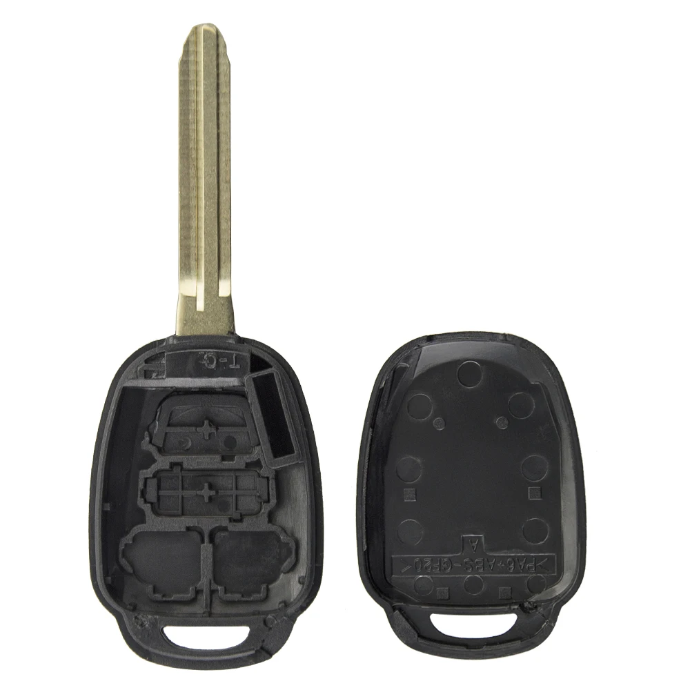 Чехол для ключей OkeyTech для Toyota Prius C Corolla Yaris Avensis Toy43 чехол для замены 2 3 4 кнопки FobToy43 Blade автомобильные аксессуары