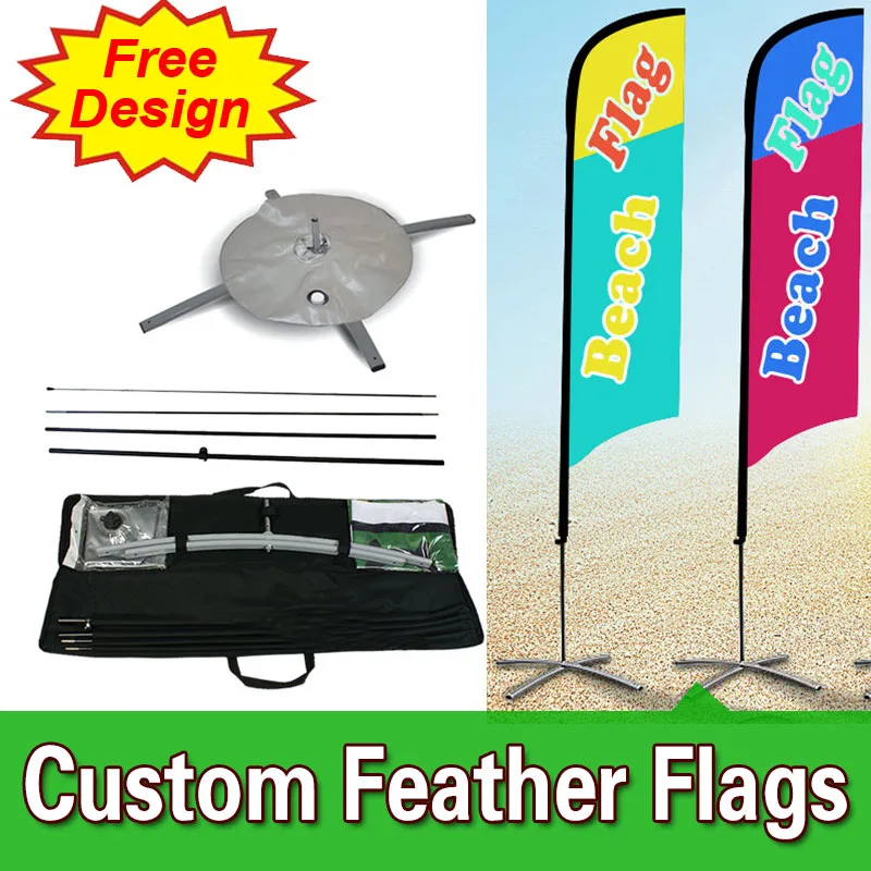 

Free Design Free Shipping Single Sided Cross Base Competitive Corporate Flags Banners Flying Banner Flags Feather Flag