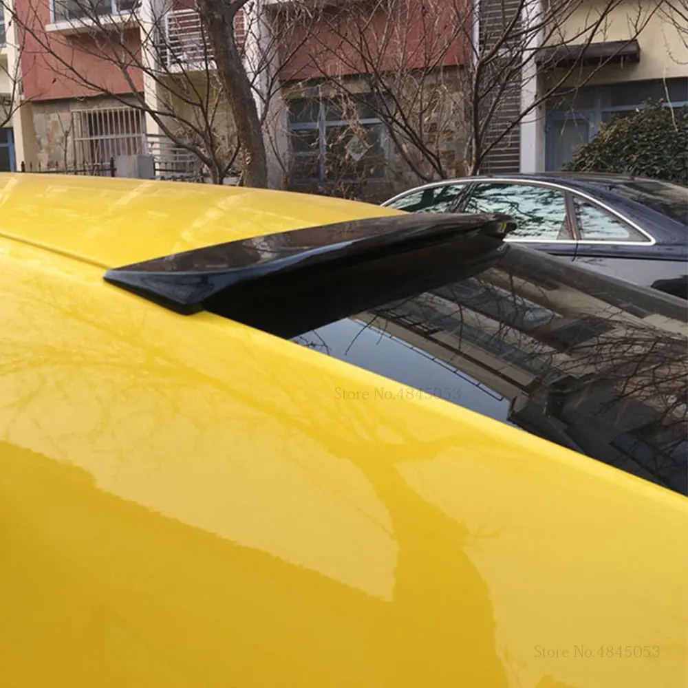 Черный спойлер на крышу для Chevrolet Camaro 2010-2017 высококачественный АБС-пластик задний
