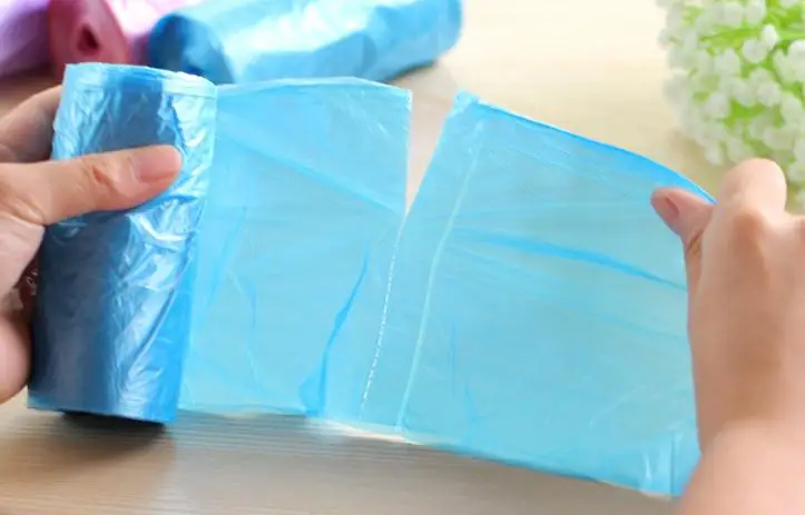 1 рулон (20 шт.) 45*52 см HDPE мешок для мусора мусорный мусор кухня держать ёршика-вверх