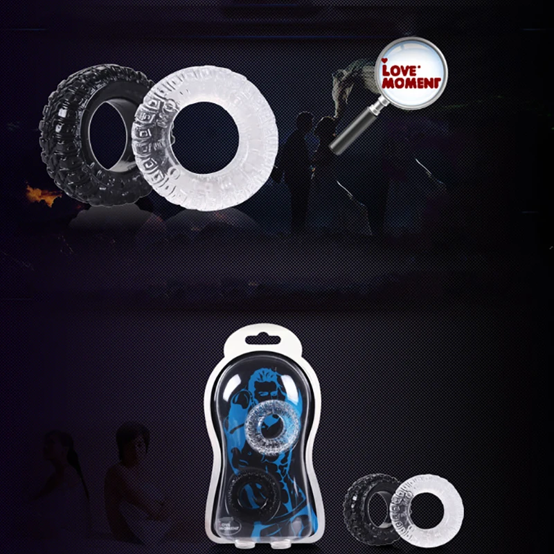 Мягкие Силиконовые Кольца для пениса 2 шт. кольцо задержки эякуляции увеличитель