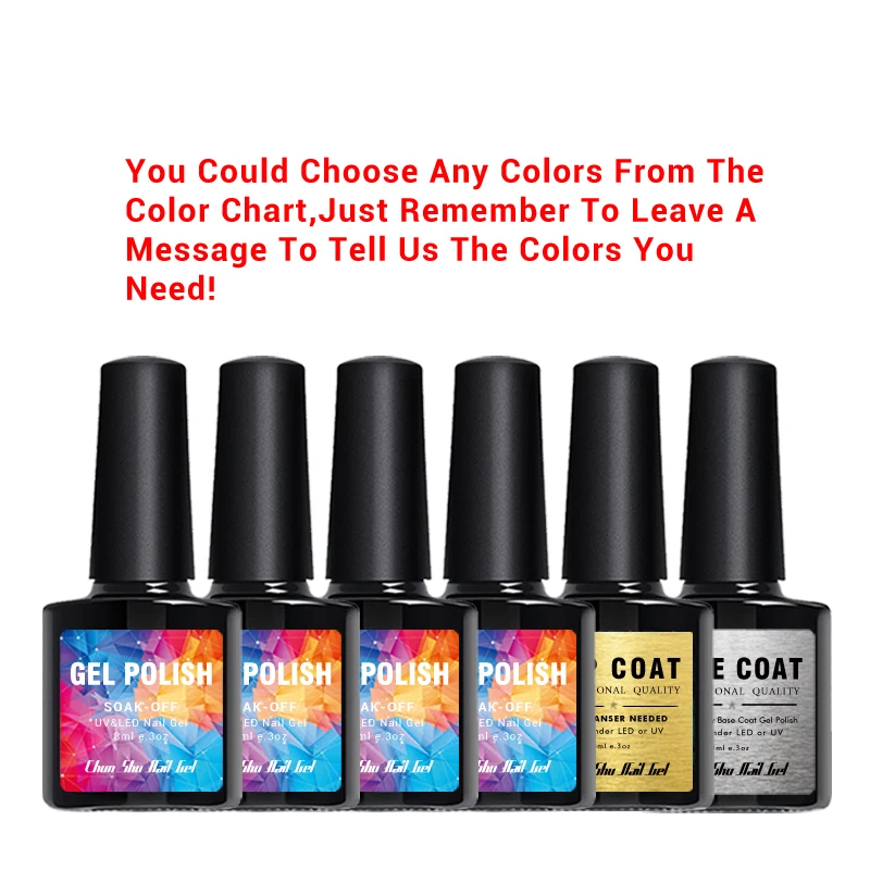 

12pcs/set UV Gel Nail Polish 88 Colors Semi Permanent Nail Varnish Lacquer Color Gel LED Nail Gel Kits DIY Nail Art For Manicure