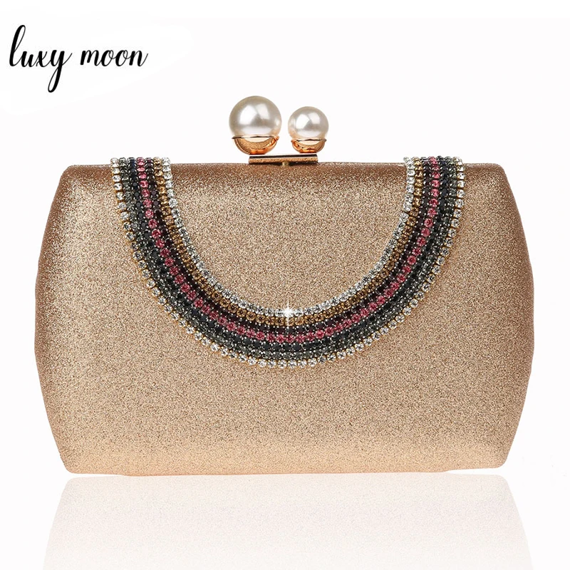 Luxy Moon женские сумки клатчи Роскошная вечерняя сумка с бриллиантами Кристальные