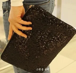 Женская двусторонняя сумка для макияжа с блестками русалка модная Популярная