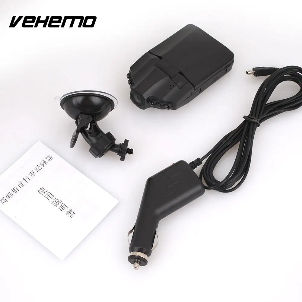 Vehemo HD1080P 2 5 дюйма регистраторы Ночное видение Видеорегистраторы для автомобилей