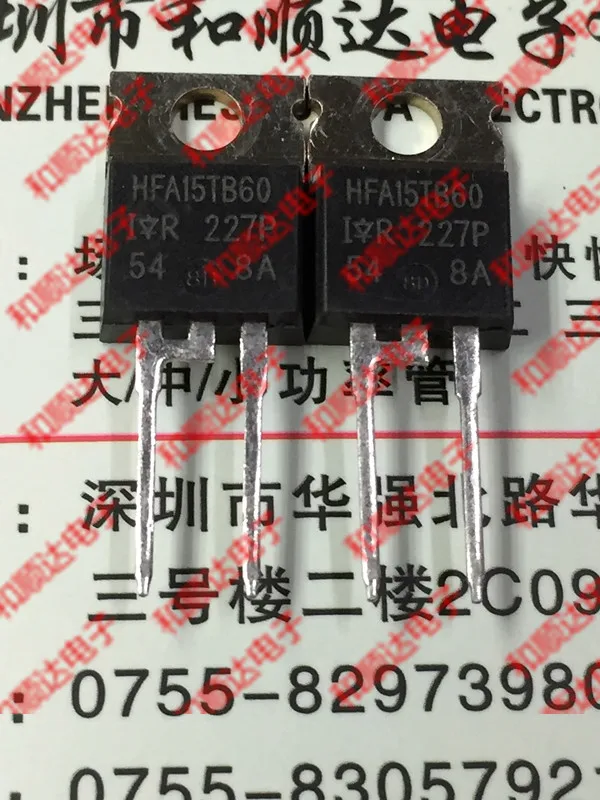 

5 шт./HFA15TB60 TO-220 600V 15A to220-2 to-220-2