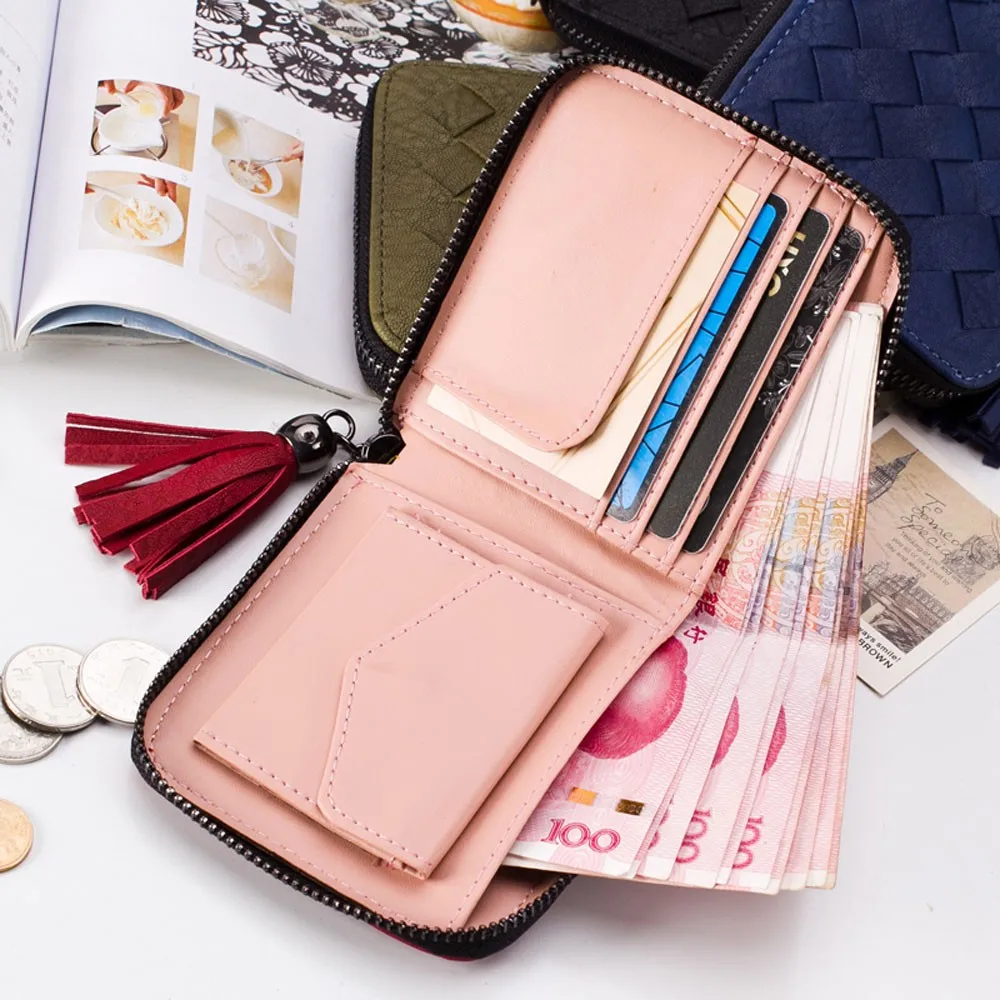 Женский кошелек 2020 женские кошельки carteras mujer с кисточками короткий держатель для