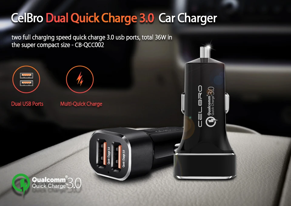 Автомобильное зарядное устройство Usb Quick Charge 3,0 2,0 Usb зарядное устройство для мобильного телефона двойной Usb Автомобильное зарядное устройство адаптер 2 порта автомобильное зарядное устройство для Xiaomi Mi2